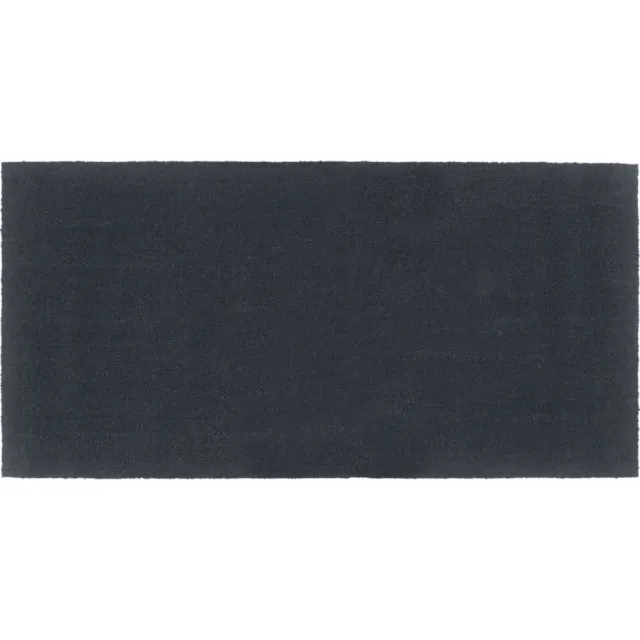 vidaXL Deurmat 100x200 cm getufte kokosvezel donkergrijs grijs