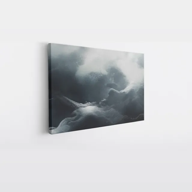 Saammp Canvas Schilderij - Wolken - Abstract - 120x80 - Foto op canvas - Wanddecoratie - Muurdecoratie Woonkamer - Slaapkamer decoratie - Canvas Print Multicolor