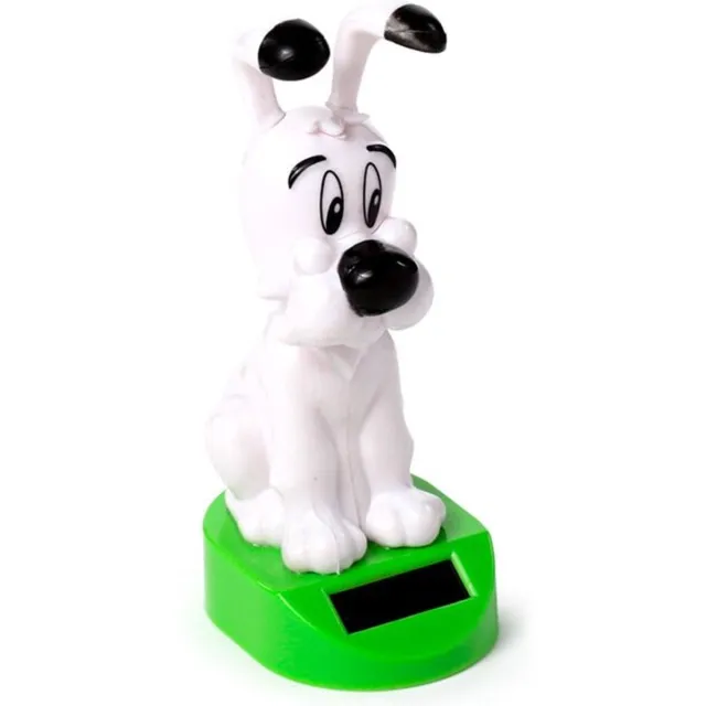 puckator Idefix figurine solaire 13 cm hoog wit