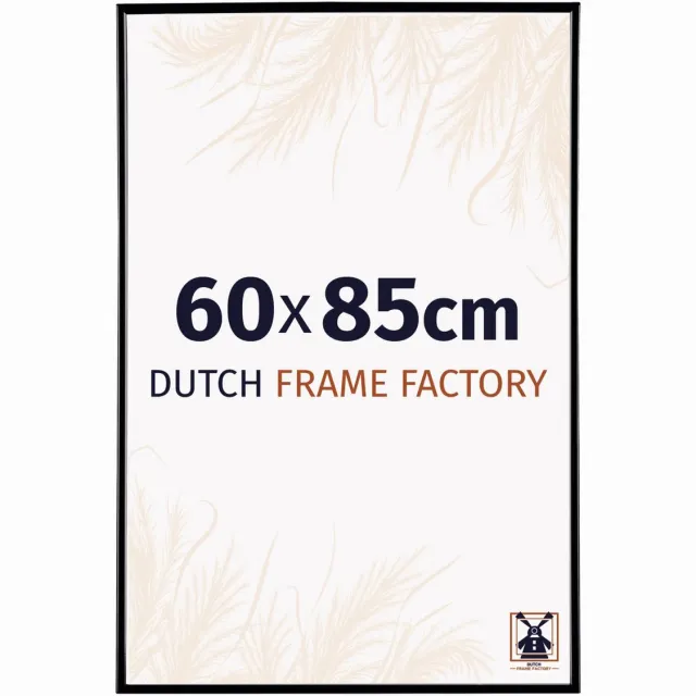Dutch Frame Factory Fotolijst 60x85 cm - Kunststof - Zwart Hoogglans - Easy