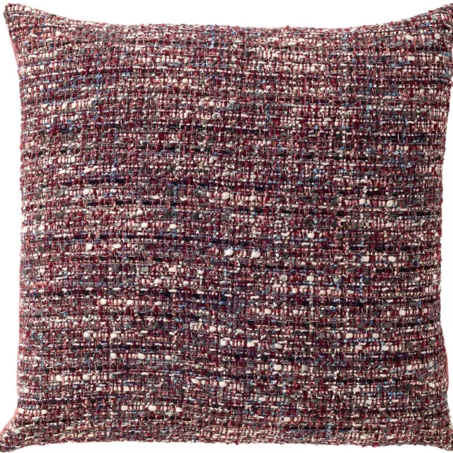 Dutch Decor CHANTAL - sierkussen 45x45 cm - gemêleerd - Deco Rose - roze - Inclusief binnenkussen - Luxe kussens voor woonkamer & bank Paars