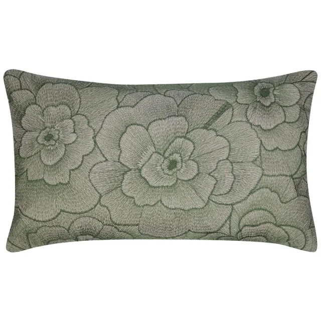 Mars & More Rosanna Kussen geborduurd donker groen 30x50cm