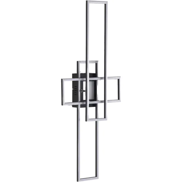KOSILUM Eli - Plafondlamp - Zwart - Aluminium, ijzer en PVC