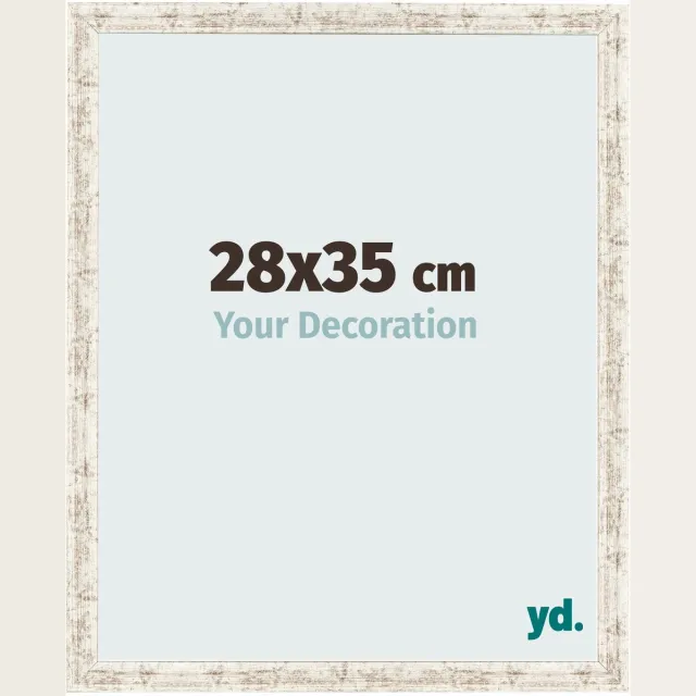 yd. Your Decoration - Fotolijst 28x35 cm - MDF - Wit Vintage - Bologna