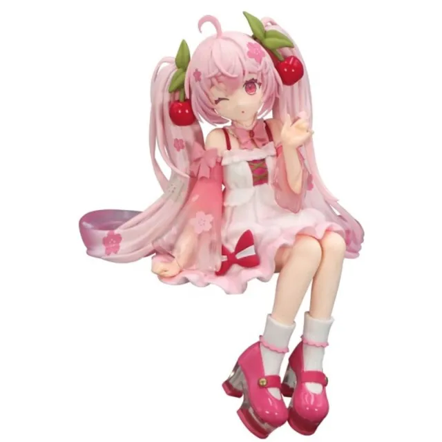 Furyu Hatsune Miku Noodle Stopper PVC Statue Sakura Miku 2025 Wink Ver. 14 cm multi