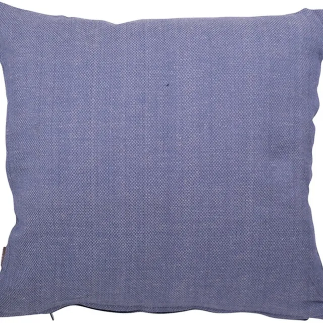 Linen & More Kussen Shanti Solid | 45 X 45 | Sierkussen Voor Woonkamer Of Slaapkamer Blauw