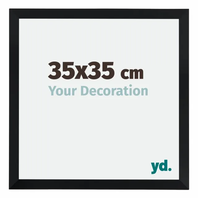yd. Your Decoration - Fotolijst 35x35 cm - MDF - Zwart Mat - Catania