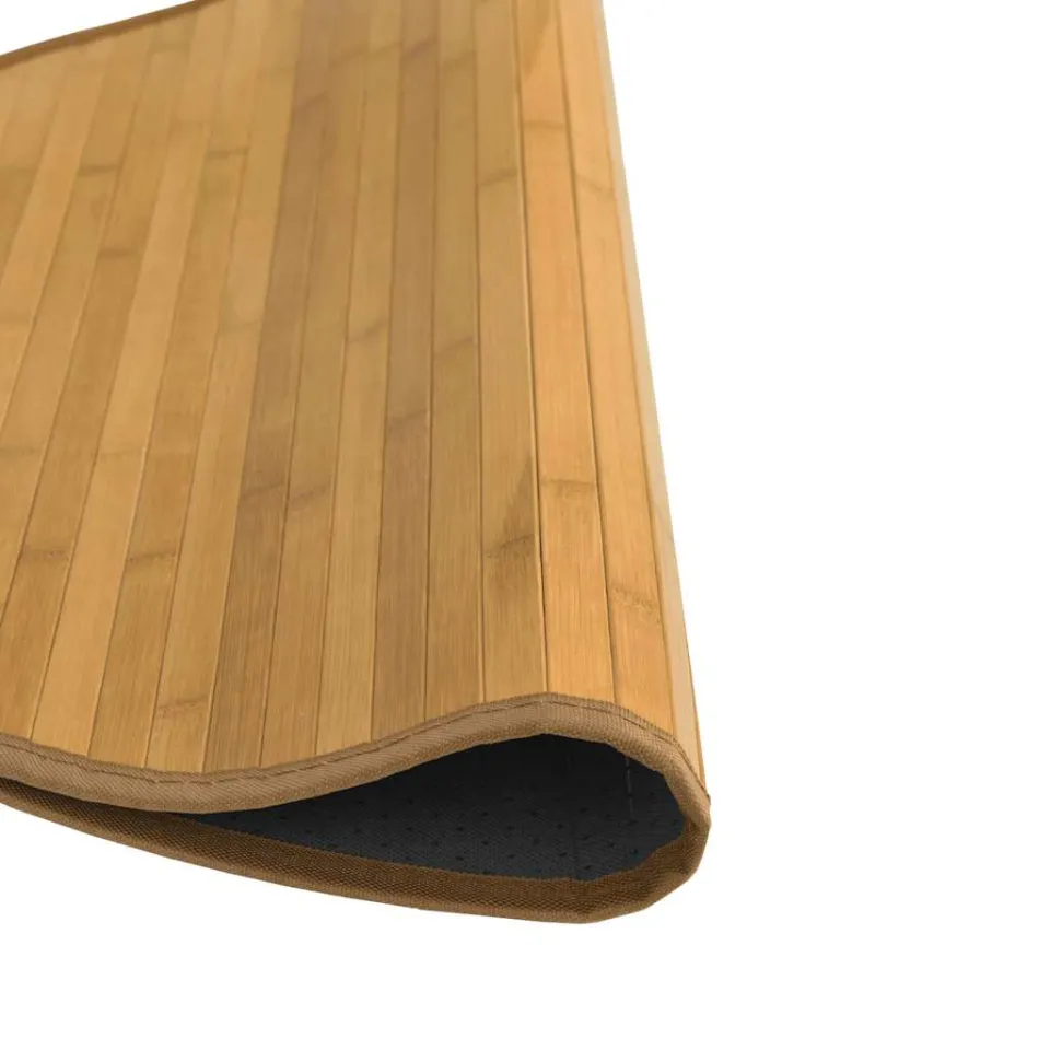 vidaXL Vloerkleed rond 100 cm bamboe naturel, foto 4