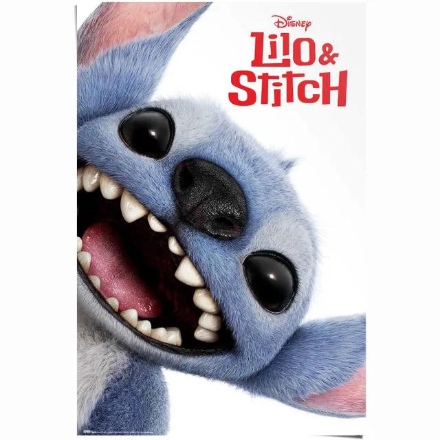 Reinders Poster Lilo & Stitch - Live action film - 91,5 x 61 - Papier - REINDERS blauw