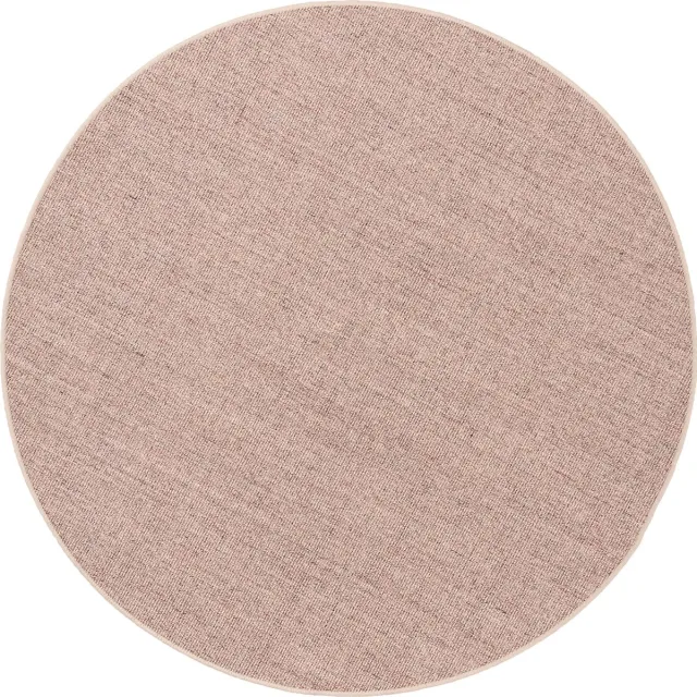 Snapstyle Vloerkleed Sisal Natuur Rond Grijs