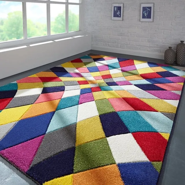flycarpets Rhumba Modern Spectro Vloerkleed - Multi - 160x230 cm