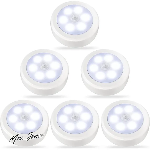 Mrs. Jones Bewegingssensorverlichting draadloze batterijverlichting sensorverlichting trapverlichting bewegingsmelder plakken hal slaapkamer keuken garage entree . multi-color