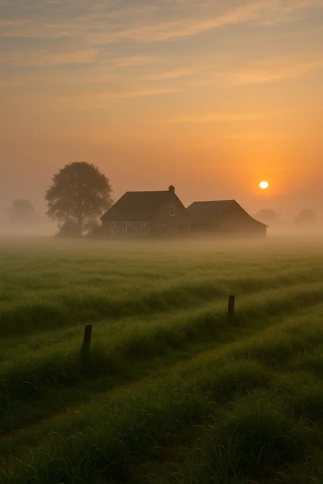 wandmagie Magie - Silent Morning groen