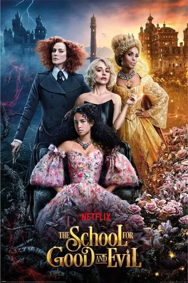 Netflix The School for Good and Evil Poster 61x91.5cm Multi color