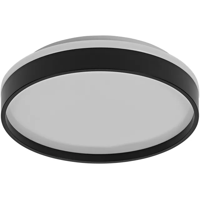 Osram ORBIS Gisela LED Plafondlamp 300mm, 16W, 3000K warm wit, Zwart, Metaal met Kunststof ring, IP20