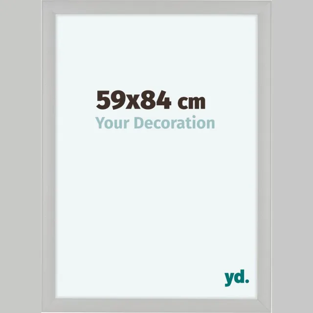 yd. Your Decoration - Fotolijst 59x84 cm - MDF - Wit Houtnerf - Como