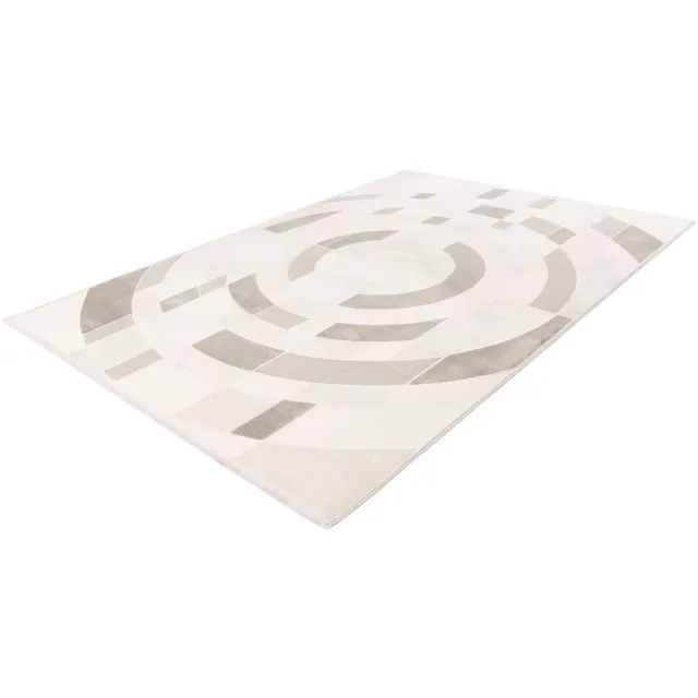 Batucci Vloerkleed - Modern - Abstract Design - Zilver Grijs - Zacht en Comfortabel - Ideaal voor Woonkamer en Slaapkamer