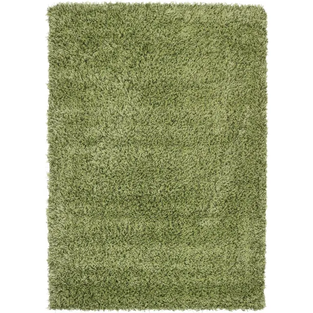 Merinos Vloerkleed Shaggy Plus 965 Green 120x170 cm groen