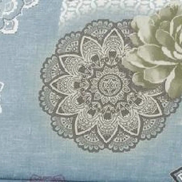 Madison Rugkussen 40x30 Lisa blue Blauw