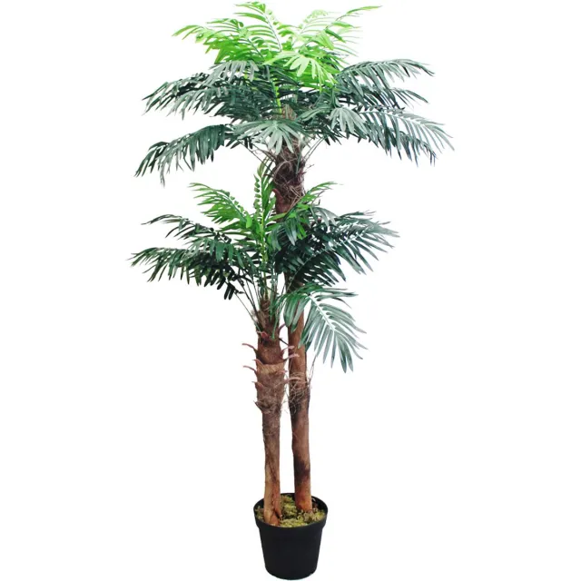 Decovego Kunstmatige Royal Palm Kokospalm Echt Hout Decoratie Bininnen 170cm DECOVEGO