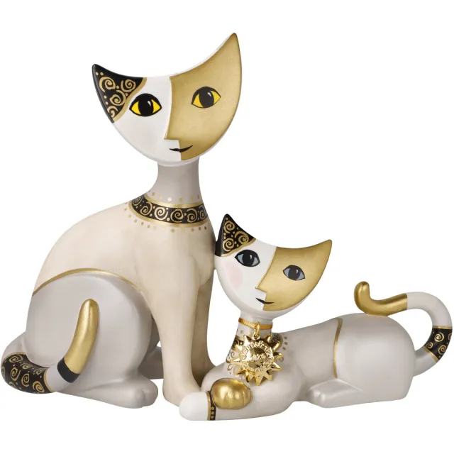 Goebel Rosina Wachtmeister | Decoratief beeld Gatti doro | Porselein - 22cm - Jaarkat 2026 - Limited Edition Divers