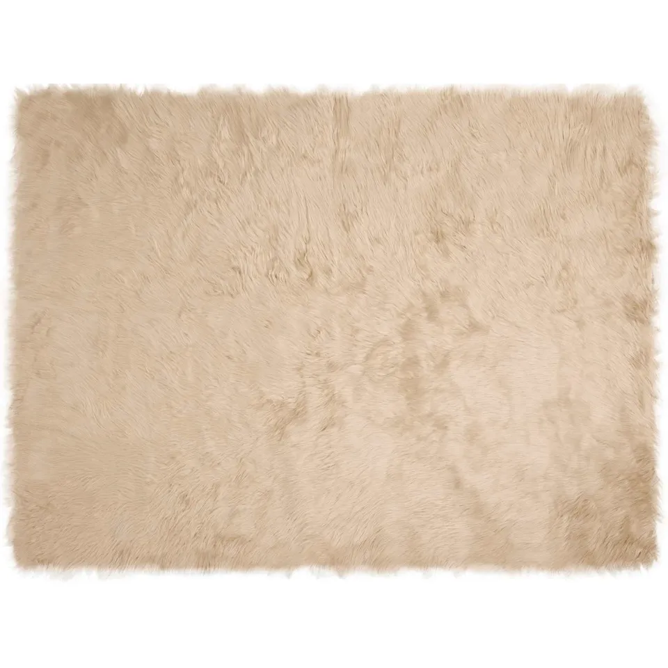 vidaXL Tapijt van imitatie TAFALLA Beige 240 x 340 cm Polyester