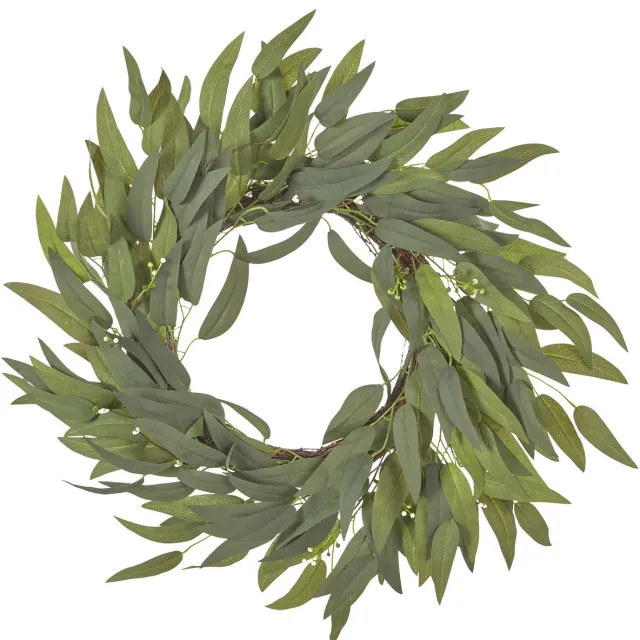 Beliani GAMRUN - Krans - Groen - 65 cm - Synthetisch