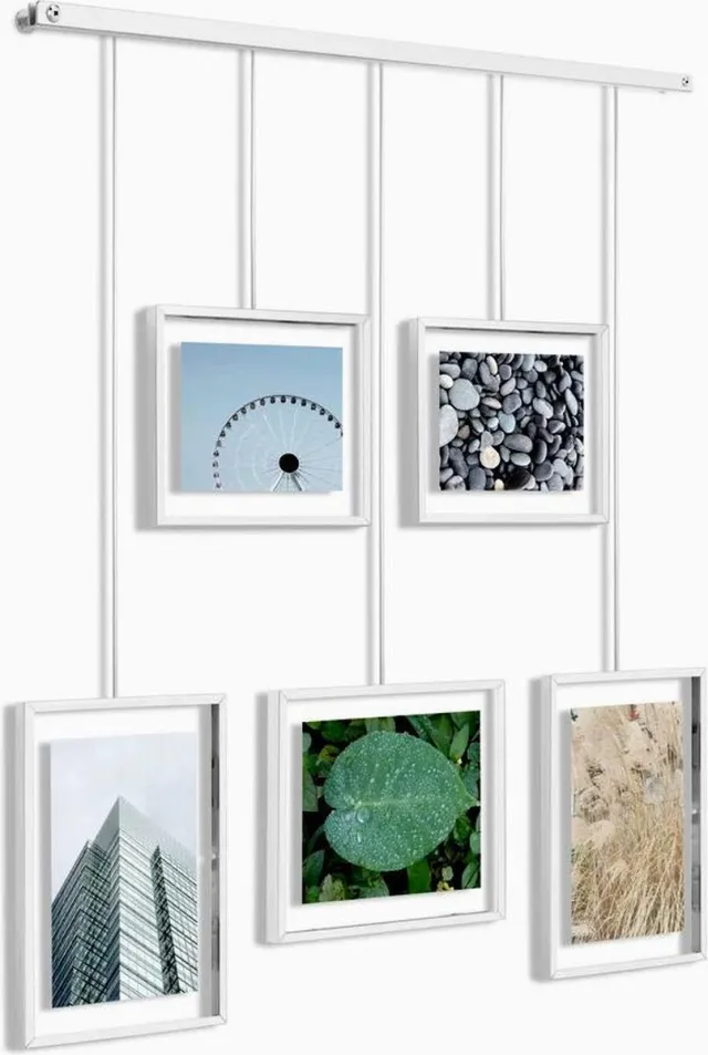 Umbra Exhibit Set met fotolijsten Wit