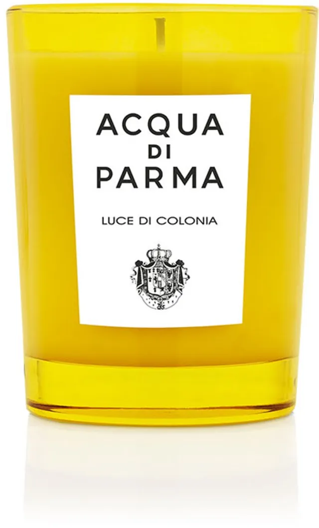 Acqua Di Parma Glass Candle Collection Luce Di Colonia Scented Candle Kaars 200gr Geel