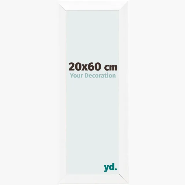 yd. Your Decoration - Fotolijst 20x60 cm - MDF - Wit Hoogglans - Pisa