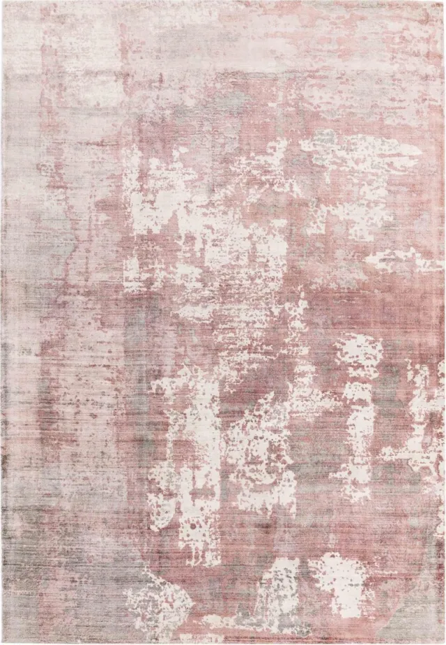 Eazy Living Easy Living - Gatsby-blush Vloerkleed - 200x290 - Rechthoek - Laagpolig Tapijt - Landelijk - Grijs, Roze