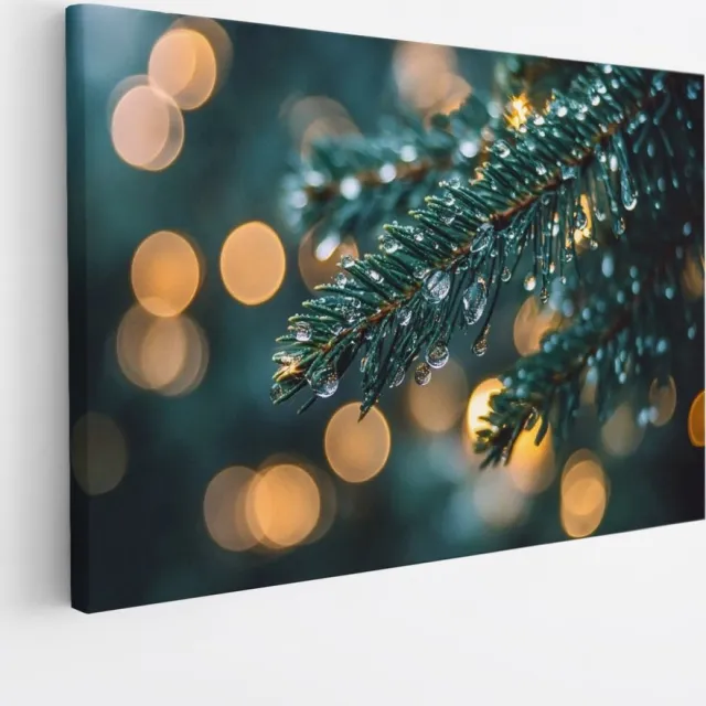 Saammp Canvas Schilderij - Natuur - Planten - landschap - 100x75 - Foto op canvas - Wanddecoratie - Muurdecoratie Woonkamer - Slaapkamer decoratie - Canvas Print Multicolor