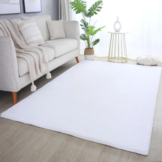 flycarpets Teresa Hoogpolig Fluffy Vloerkleed - Wit - 200x290 cm