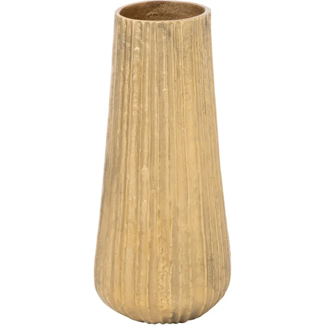 J-Line Vaas - aluminium - goud