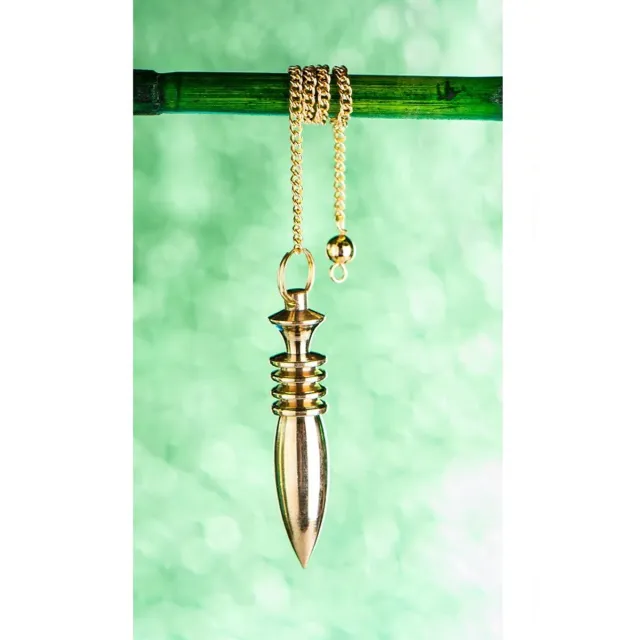 BERK Karnak pendel messing verguld 52 mm Zwart