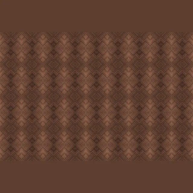 Ambiance Sticker Zelfklevende vinyl muurbekleding op rol per meter - Muursticker voor hoofdbord - BRUIN HOUT ART DECO - 120x180cm Multi color