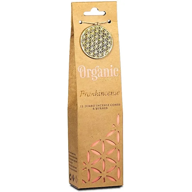 Phoenix Organic Goodness Wierook Wierookkegels + Brander - pakket van 6 stuks - 72 g - 72g Meerkleurig