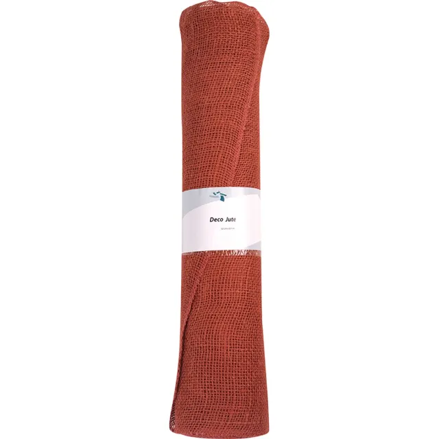 2LIF Jute Tafelband 7431 bruin 50cmx9,1mtr (rolled)