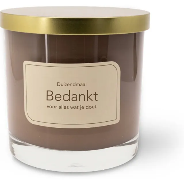 Miko Big Candle - Bedankt BRUIN
