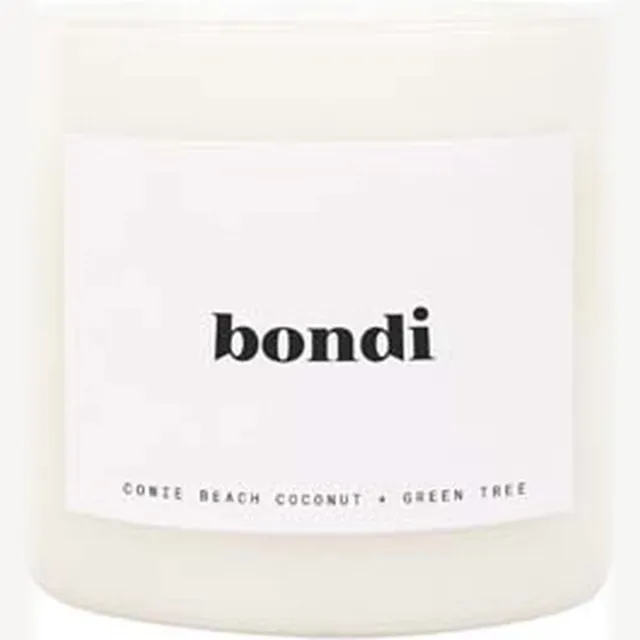 SunnyLife Candles & Fragrance Kaars Klein Bondi - Kokosnoot Wax - Wit