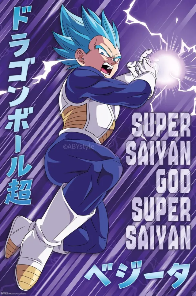 ABYSTYLE Poster Dragon Ball - Vegeta 61x91,5cm Divers