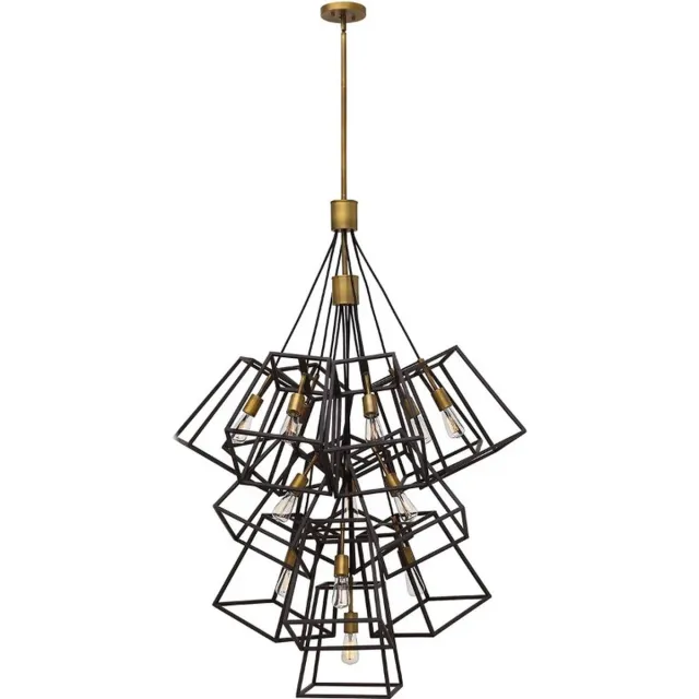 Steady Lighting Bohemian Kroonluchter - Steady Lighting - Metaal - Bohemian - E27 - L: Cm - Voor Binnen - Woonkamer - Eetkamer - Brons