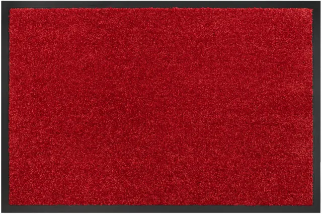 Hamat Droogloopmat Rood - Wasbare Deurmat Binnen - 60 x 120 cm - Antislip - Polyamide