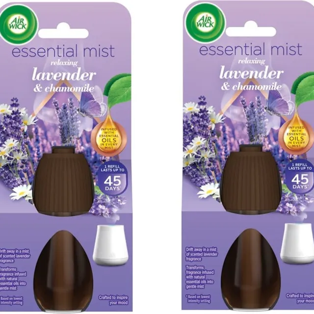 Air Wick Essential Mist Lavendel Geurverstuiver - Navulling - 2x15ml Paars