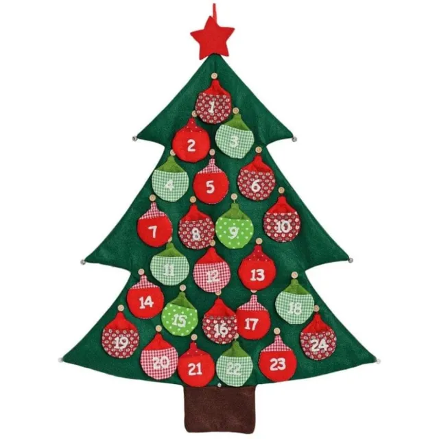 Advent Adventskalender Kerst Kalender Boom Bruin