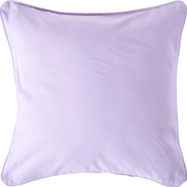 Homescapes katoenen kussenhoes in lila, 60 x 60 cm Mauve