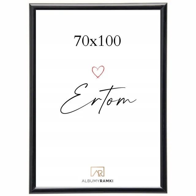 Ertom Zwarte Fotolijst 70x100cm - Plexi, Universeel