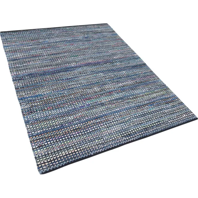 Beliani ALANYA - Laagpolig vloerkleed - Multicolor - 160 x 230 cm - Katoen Meerkleurig