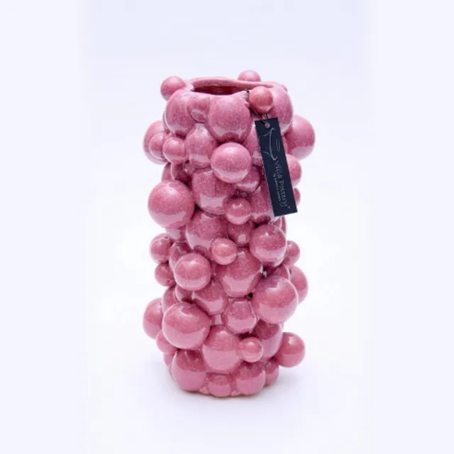 Villa Pottery Vaas - Villa Pottery - Woondecoratie - Keramiek - Decoratie - Blub & Blub 2_1 Pink Roze
