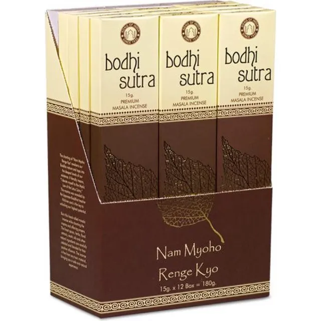 Yogi & Yogini naturals Song of India - bodhi sutra - wierook - masala - doos 12 stuks